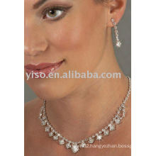 drops rhinestone jewelry set